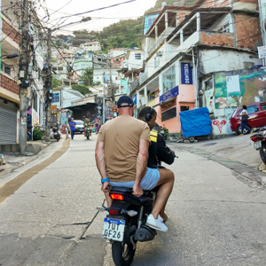 Rio De Janeiro Mototaxi Favela Vidigal